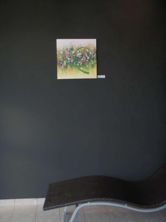 Ausstellung der Kunstwerke von H.H.Bader bei FitnessFirst Pforzheim