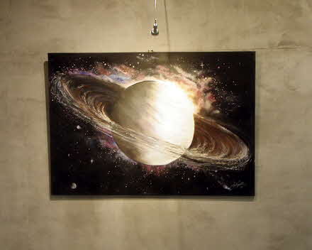 Ausstellung Angelina B�ke am 17.02.2024 - INTERSTELLAR - Saturn